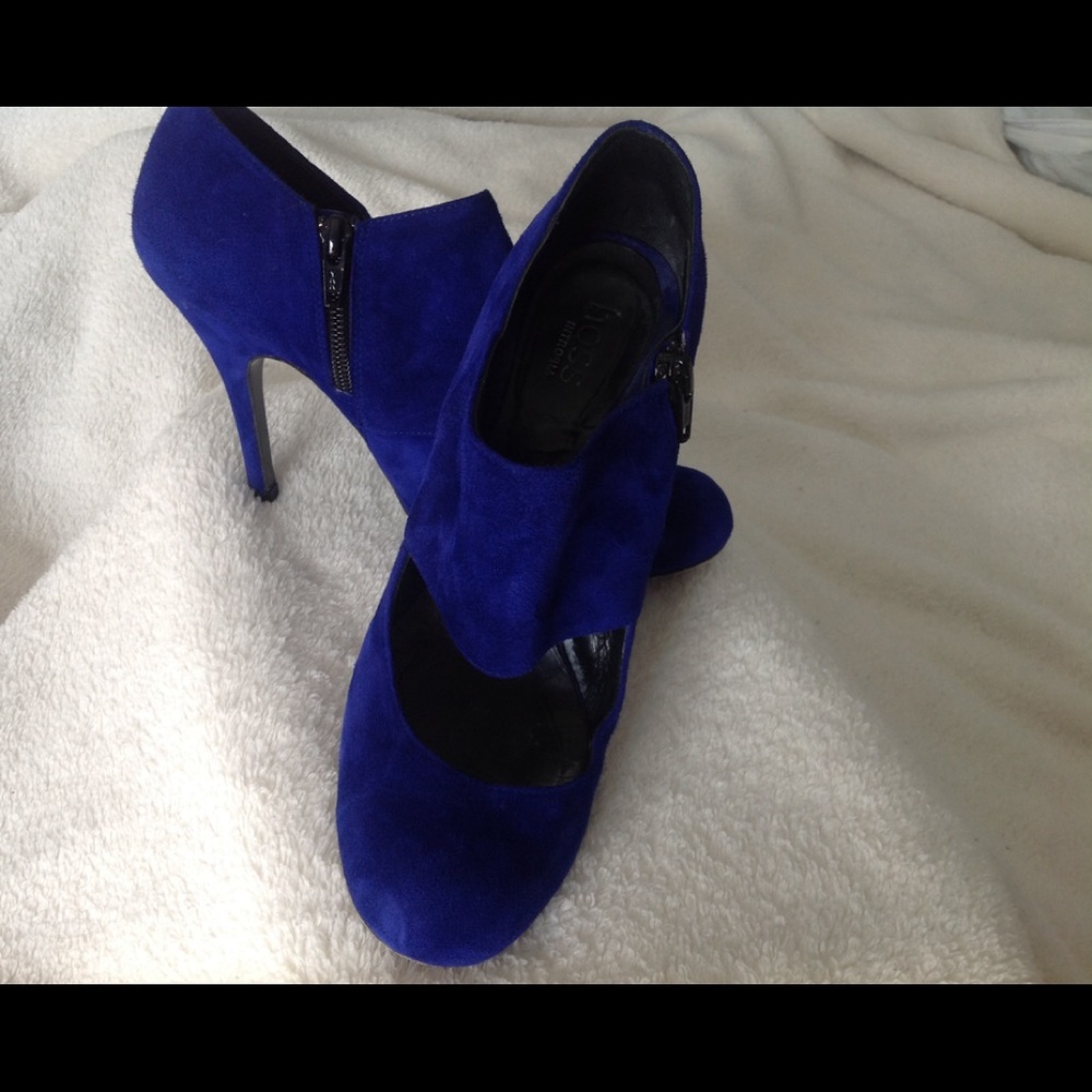 Suede heels